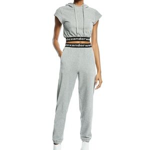 Alexander Wang T Corduroy Logo-Bend Sweatsuit